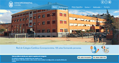 Desktop Screenshot of concepcionistas.es