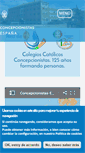 Mobile Screenshot of concepcionistas.es
